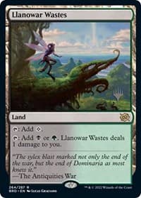 Llanowar Wastes - Promo Pack: The Brothers' War - Magic: The Gathering card