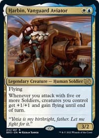 Harbin, Vanguard Aviator - Promo Pack: The Brothers' War - Magic: The Gathering card