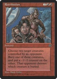 Retribution - Homelands - Magic: The Gathering card
