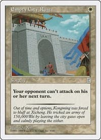 Empty City Ruse - Portal Three Kingdoms - Magic: The Gathering card