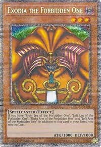 Exodia the Forbidden One (Starlight Rare) - Battles of Legend: Crystal Revenge - YuGiOh card