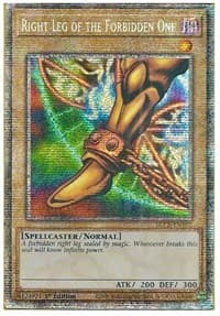 Right Leg of the Forbidden One (Starlight Rare) - Battles of Legend: Crystal Revenge - YuGiOh card