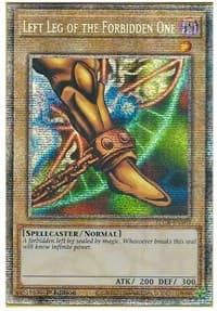 Left Leg of the Forbidden One (Starlight Rare) - Battles of Legend: Crystal Revenge - YuGiOh card