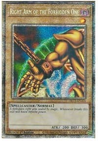 Right Arm of the Forbidden One (Starlight Rare) - Battles of Legend: Crystal Revenge - YuGiOh card