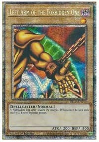 Left Arm of the Forbidden One (Starlight Rare) - Battles of Legend: Crystal Revenge - YuGiOh card