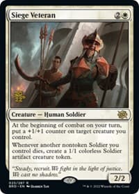 Siege Veteran - Prerelease Cards - Magic: The Gathering card