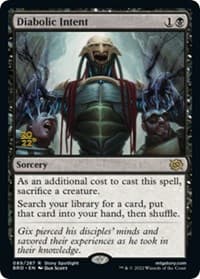 Diabolic Intent - Prerelease Cards - Magic: The Gathering card