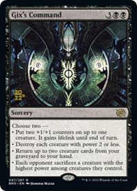 Gix's Command - Prerelease Cards - Magic: The Gathering card