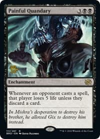 Painful Quandary (BRO) - Prerelease Cards - Magic: The Gathering card