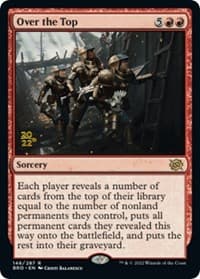 Over the Top - Prerelease Cards - Magic: The Gathering card