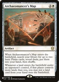 Archaeomancer's Map - The List Reprints - Magic: The Gathering card