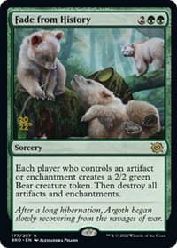 Fade from History - Prerelease Cards - Magic: The Gathering card
