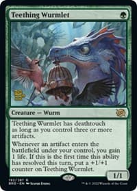 Teething Wurmlet - Prerelease Cards - Magic: The Gathering card