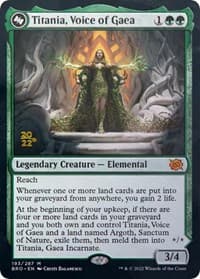 Titania, Voice of Gaea - Prerelease Cards - Magic: The Gathering card