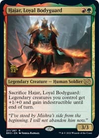 Hajar, Loyal Bodyguard - Prerelease Cards - Magic: The Gathering card