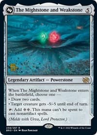 The Mightstone and Weakstone - Prerelease Cards - Magic: The Gathering card