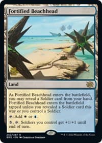Fortified Beachhead - Prerelease Cards - Magic: The Gathering card
