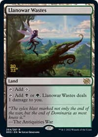 Llanowar Wastes - Prerelease Cards - Magic: The Gathering card