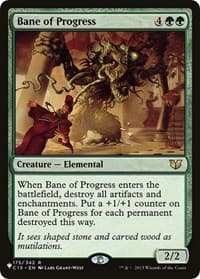 Bane of Progress - The List Reprints - Magic: The Gathering card
