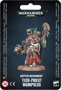 Warhammer: 40K - Adeptus Mechanicus Tech-Priest Manipulus - Warhammer Plastic Clampacks - Warhammer Clampacks card
