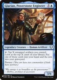 Glacian, Powerstone Engineer - The List Reprints - Magic: The Gathering card