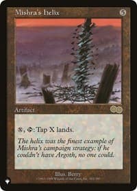Mishra's Helix - The List Reprints - Magic: The Gathering card