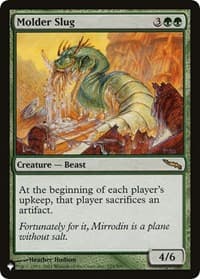 Molder Slug - The List Reprints - Magic: The Gathering card