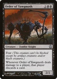 Order of Yawgmoth (DDE) - The List Reprints - Magic: The Gathering card
