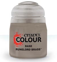 Citadel Base Paint: Runelord Brass - Citadel Paint Pots - Citadel Paints card