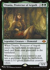 Titania, Protector of Argoth - The List Reprints - Magic: The Gathering card
