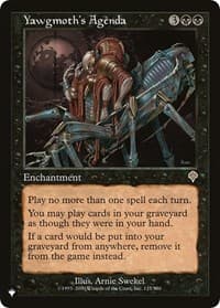 Yawgmoth's Agenda - The List Reprints - Magic: The Gathering card