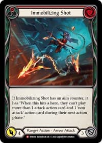 Immobilizing Shot - Dynasty - Flesh and Blood TCG card