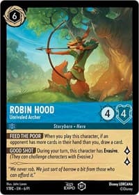 Robin Hood - Unrivaled Archer - D23 Promos - Disney Lorcana card