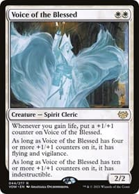 Voice of the Blessed - Promo Pack: The Brothers' War - Magic: The Gathering card