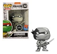 E&L's TMNT: Leonardo (Black and White) - Pop! Vinyl - Funko card