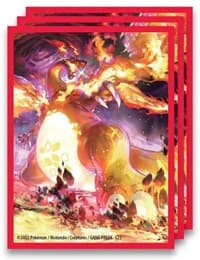 Pokemon TCG: Sword & Shield Ultra-Premium Collection: Charizard Card Sleeves (65 Pack) - Pokemon International Card Sleeves - Card Sleeves card
