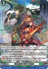 Resolute Pair of Eyes - D Promo Cards - Cardfight Vanguard card