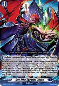 One Who Governs Chaos - D Promo Cards - Cardfight Vanguard card