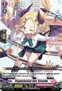 Preposterous Girl, Farselle - D Promo Cards - Cardfight Vanguard card