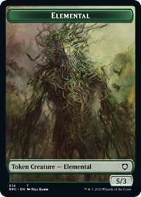 Elemental Token - Commander: The Brothers' War - Magic: The Gathering card