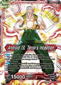 Gero's Supercomputer // Android 13, Terror's Inception (Fighter's Ambition Holiday Pack) - Tournament Promotion Cards - Dragon Ball Super: Masters card