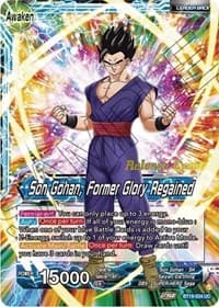 Son Gohan // Son Gohan, Former Glory Regained (Fighter's Ambition Holiday Pack) - Tournament Promotion Cards - Dragon Ball Super: Masters card