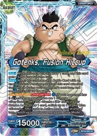 Son Goten & Trunks // Gotenks, Fusion Hiccup (Fighter's Ambition Holiday Pack) - Tournament Promotion Cards - Dragon Ball Super: Masters card