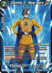 Gamma 2, New Hero (Fighter's Ambition Holiday Pack) - Tournament Promotion Cards - Dragon Ball Super: Masters card