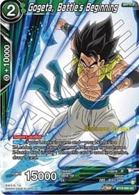 Gogeta, Battle's Beginning (Fighter's Ambition Holiday Pack) - Tournament Promotion Cards - Dragon Ball Super: Masters card