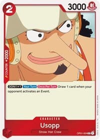 Usopp - Romance Dawn - One Piece Card Game card