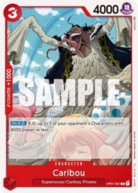 Caribou - Romance Dawn - One Piece Card Game card