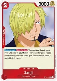 Sanji - Romance Dawn - One Piece Card Game card
