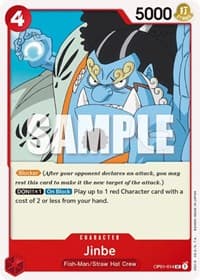 Jinbe (014) - Romance Dawn - One Piece Card Game card