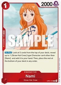 Nami - Romance Dawn - One Piece Card Game card